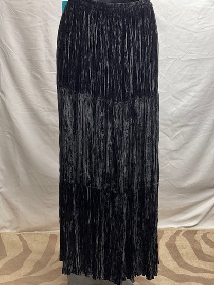 CF14-60 CRINKLE VELVET SKIRT XL