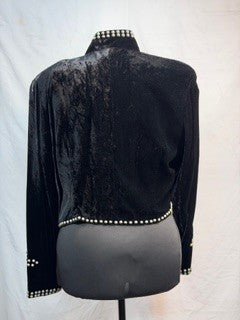 CF14-98 BLK VELVET JACKET L