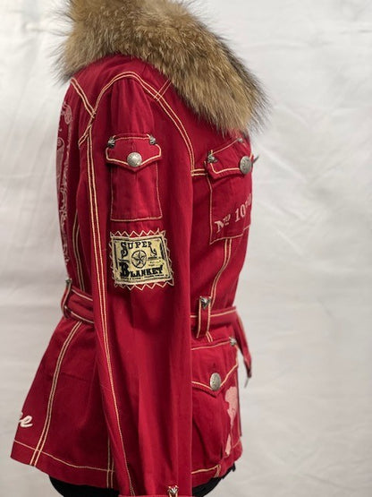 CF14-47 RED FIELD JACKET 1X