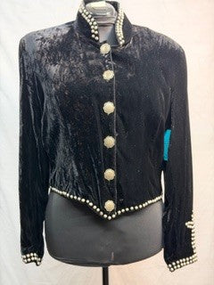 CF14-98 BLK VELVET JACKET L