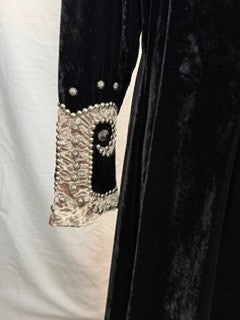 CF14-107 VELVET DRESS L