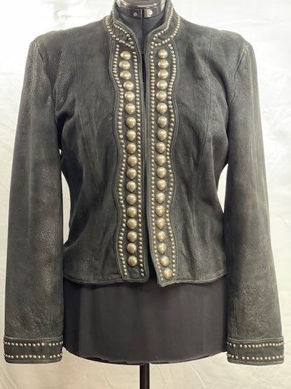 CF14-40 BLK SUEDE WITH LG STUDS M