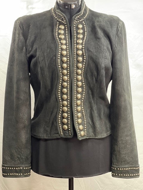 CF14-40 BLK SUEDE WITH LG STUDS M