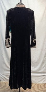 CF14-107 VELVET DRESS L