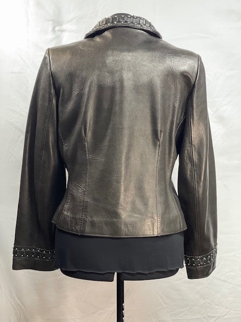 CF14-44 BLK ZIPPER JACKET XL