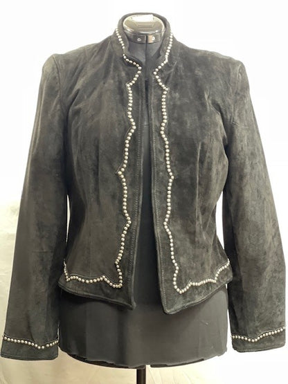 CF14-42 BLK SUEDE JACKET L