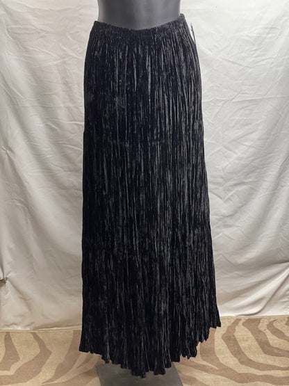 CF14-60 CRINKLE VELVET SKIRT XL