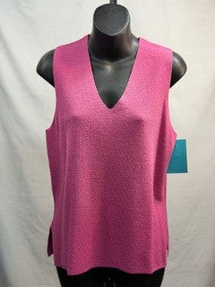 CF14-110 PINK V NECK TANK M