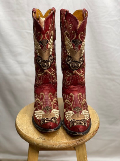 CF14-49 OG RED GRACE BOOT 9.5