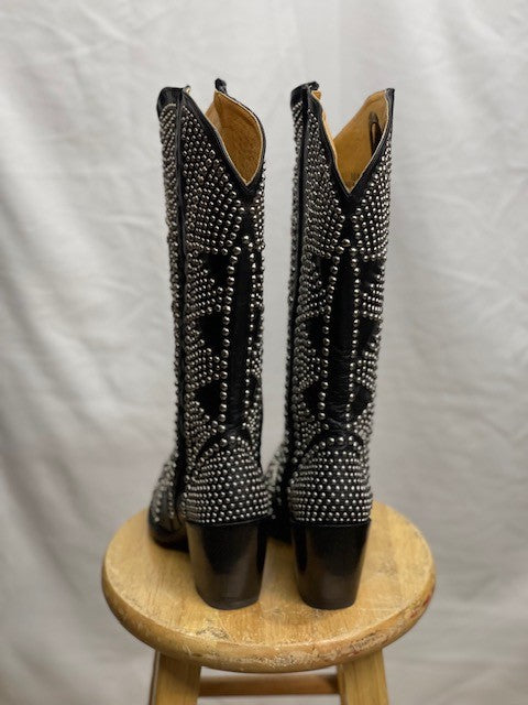 CF14-50 FATALE BLK/SIL BOOT 10