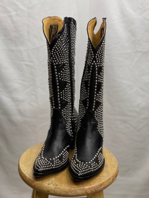 CF14-50 FATALE BLK/SIL BOOT 10