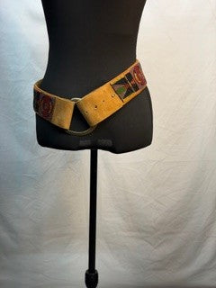 CF52-232 PURPLE BEADED BELT 34