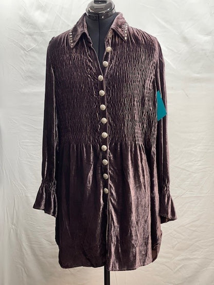 CF64-13 SMOKE LAVENDAR TUNIC S