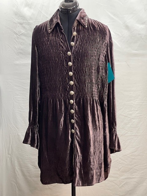 CF64-13 SMOKE LAVENDAR TUNIC S