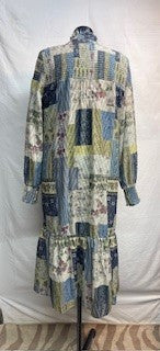 CF33-93 PATCHWORK DRESS L
