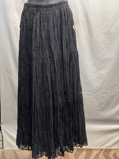 CF14-89 CUT VELVET SKIRT L