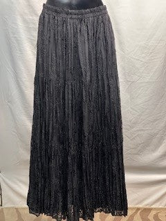 CF14-89 CUT VELVET SKIRT L