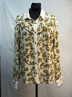 CF33-113 FLORAL SNAP FRONT XL