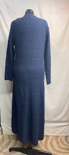 CF33-92 NAVY KNIT DRESS XL