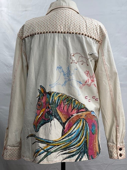 CF33-77 HORSE OF A DIFF COLOR L