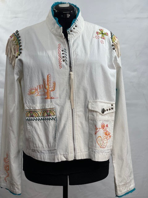 CF33-73 WHT JACKOLOPE JACKET XL