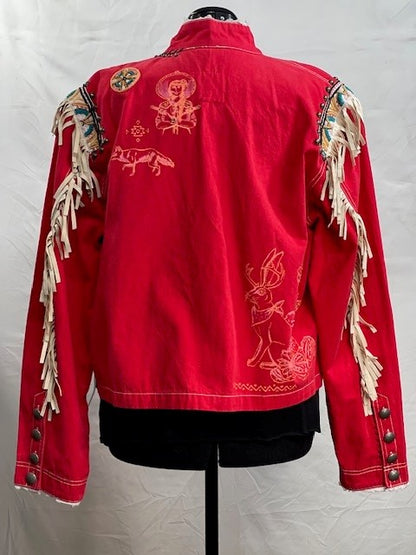 CF33-87 RED JACKALOPE JACEKT XL