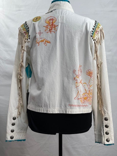 CF33-73 WHT JACKOLOPE JACKET XL