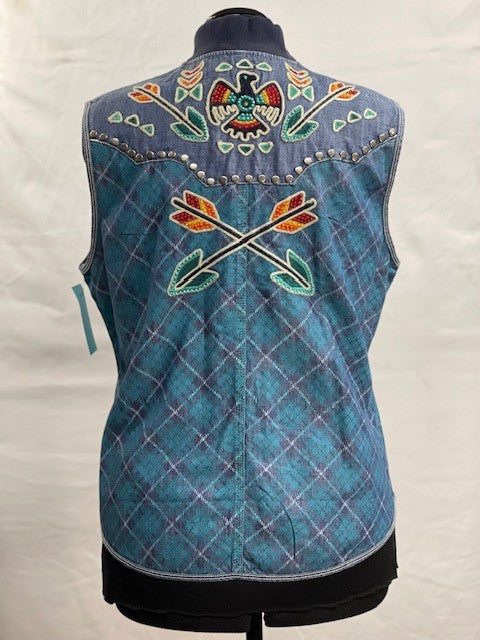 CF33-74 DENIM VEST L