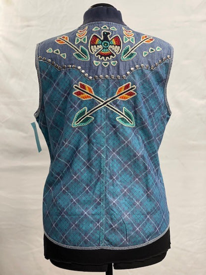 CF33-74 DENIM VEST L