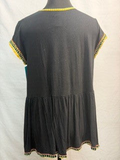 CF42-195 BLK DAISY TOP S