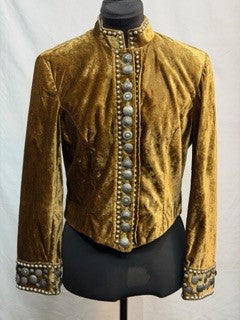 CF42-192 GOLD VELVET JACKET S