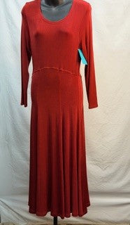 CF52-228 SCOOP NECK SLINKY DRESS S