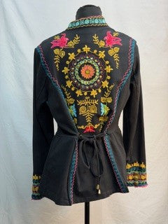 CF52-223 KNIT LOVE BIRD JACKET S