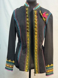 CF52-223 KNIT LOVE BIRD JACKET S