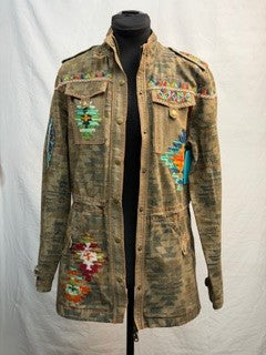 CF42-223 FIELD JACKET WITH BRIGHT EMB S