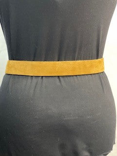 CF52-126 SUEDE BELT WITH CROSS