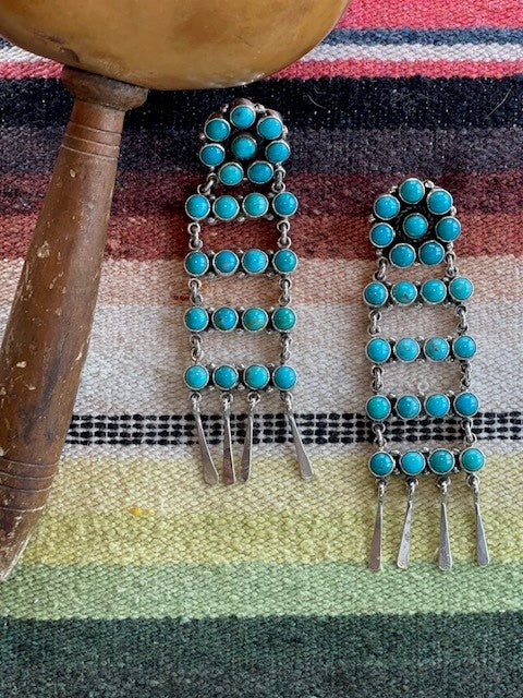Turquoise & sterling earrings