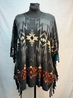 CF33-127 KNIT PONCHO S/M