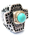 Cross Ring w/ Turquoise