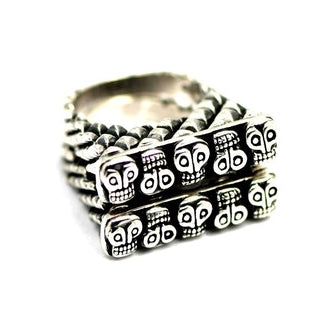 Skull Stack Ring